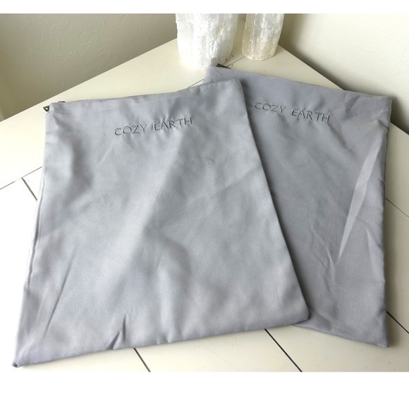Cozy Earth Zippered Pouch Bags Set Of 2